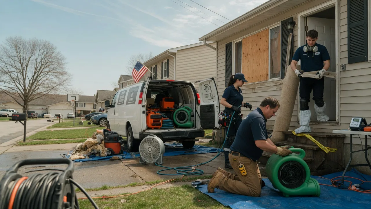 Water Damage Restoration in Fairmount, ND near me